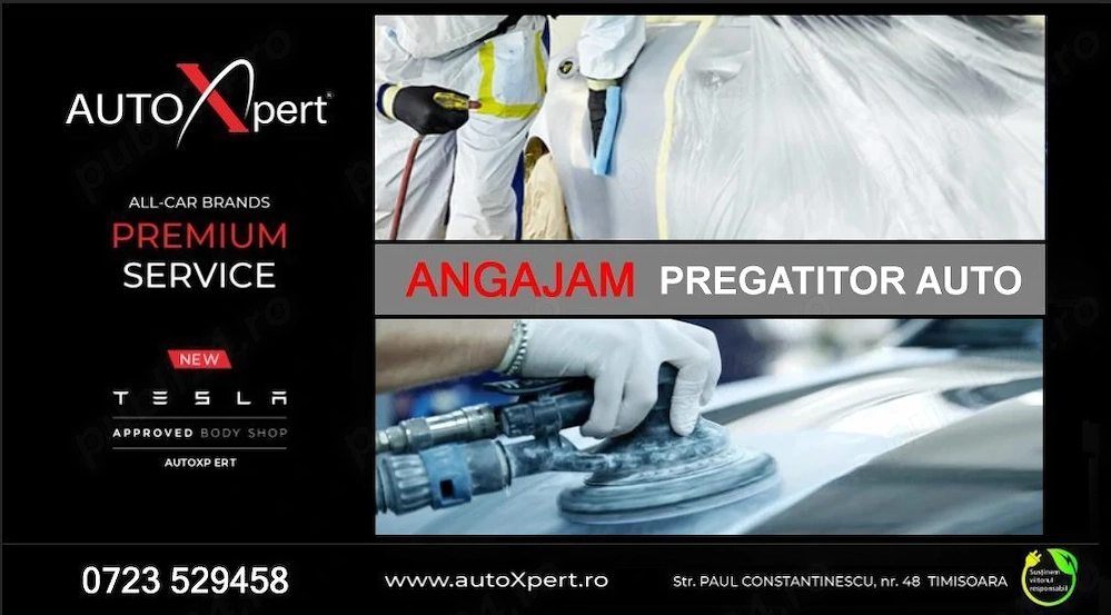  AutoXpert Timisoara angajeaza  pregatitor auto