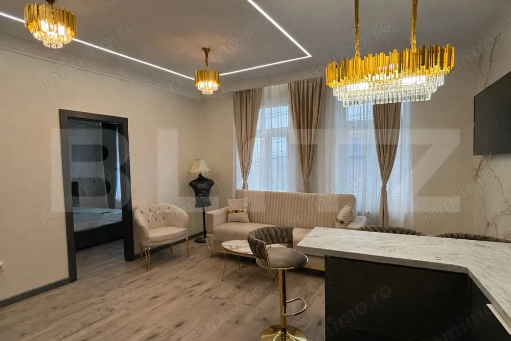 APARTAMENT PREMIUM CU 2 CAMERE LA CASA, 43MP, REGHIN ZONA PANDURILOR