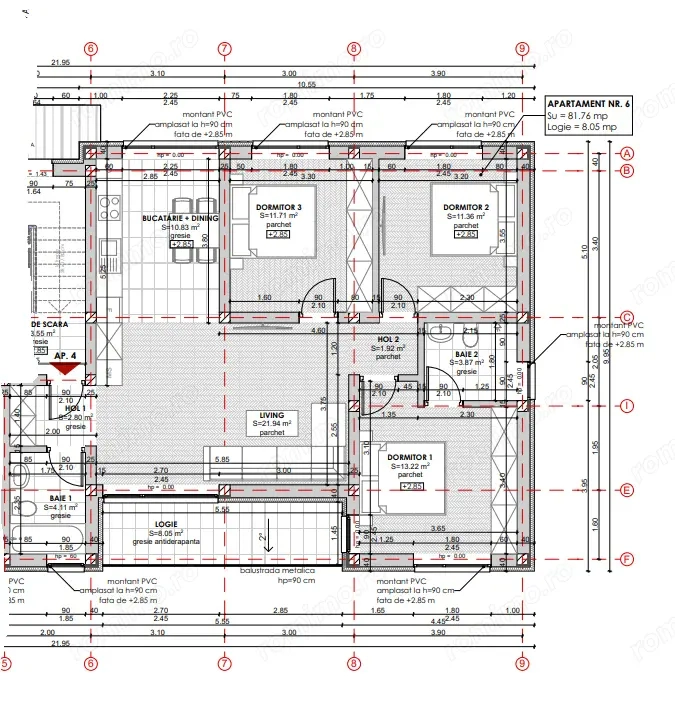 0% Comision, Apartament NOU 4 camere 90 mp , Livada Meses, GARAJ+parcare