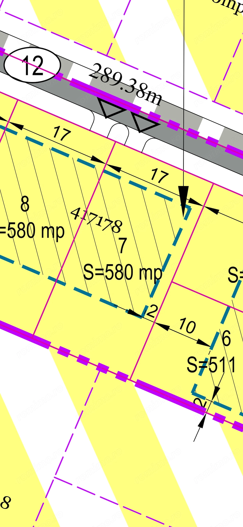 Parcela de teren in Chisoda , pretabil duplex 