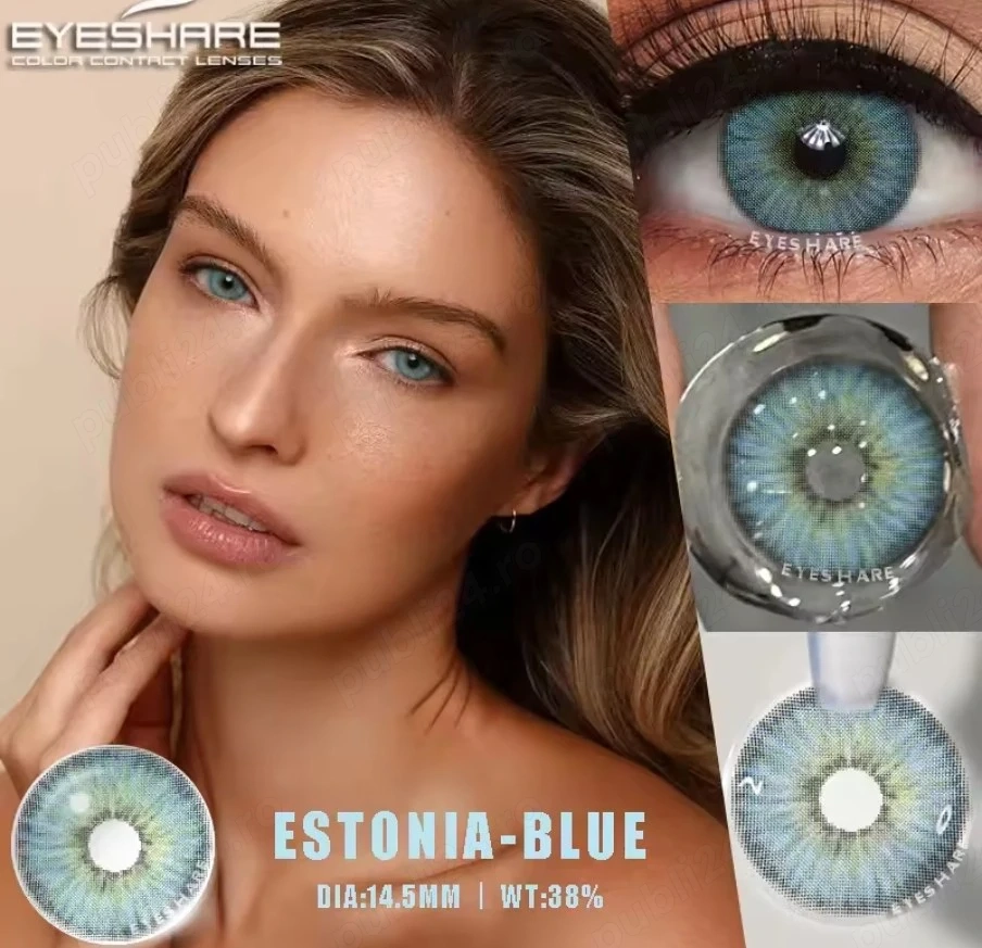 Lentile de contact colorate sigilate