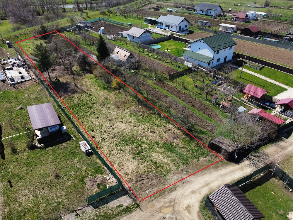 Teren de vânzare în Podu Olt, jud. Brasov - 1700 mp, intravilan, ideal pentru construcție