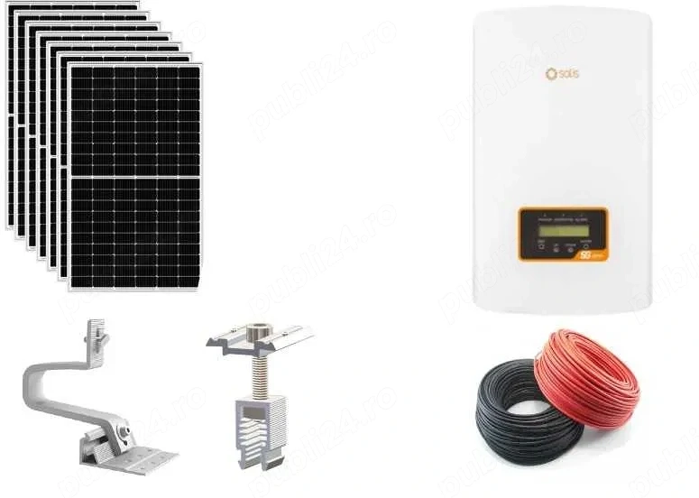 Sistem 8 kw hibrid cu posibilitate de stocare