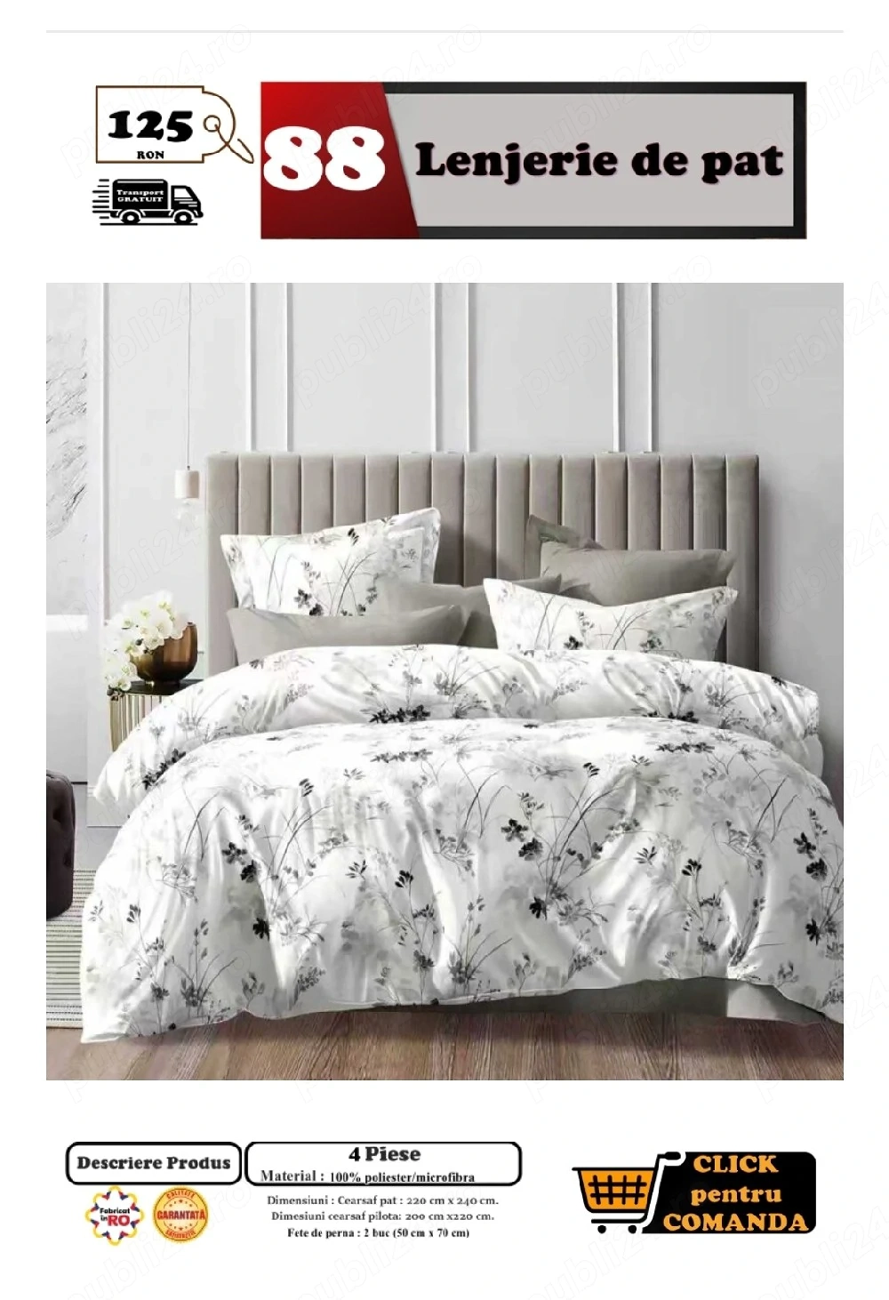 Lenjerii de pat 