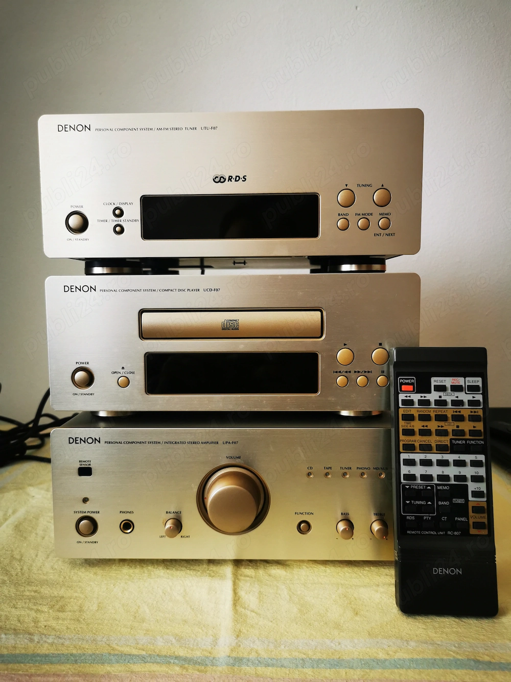 Denon D F07   sistem mini Hi Fi original, made in South Korea