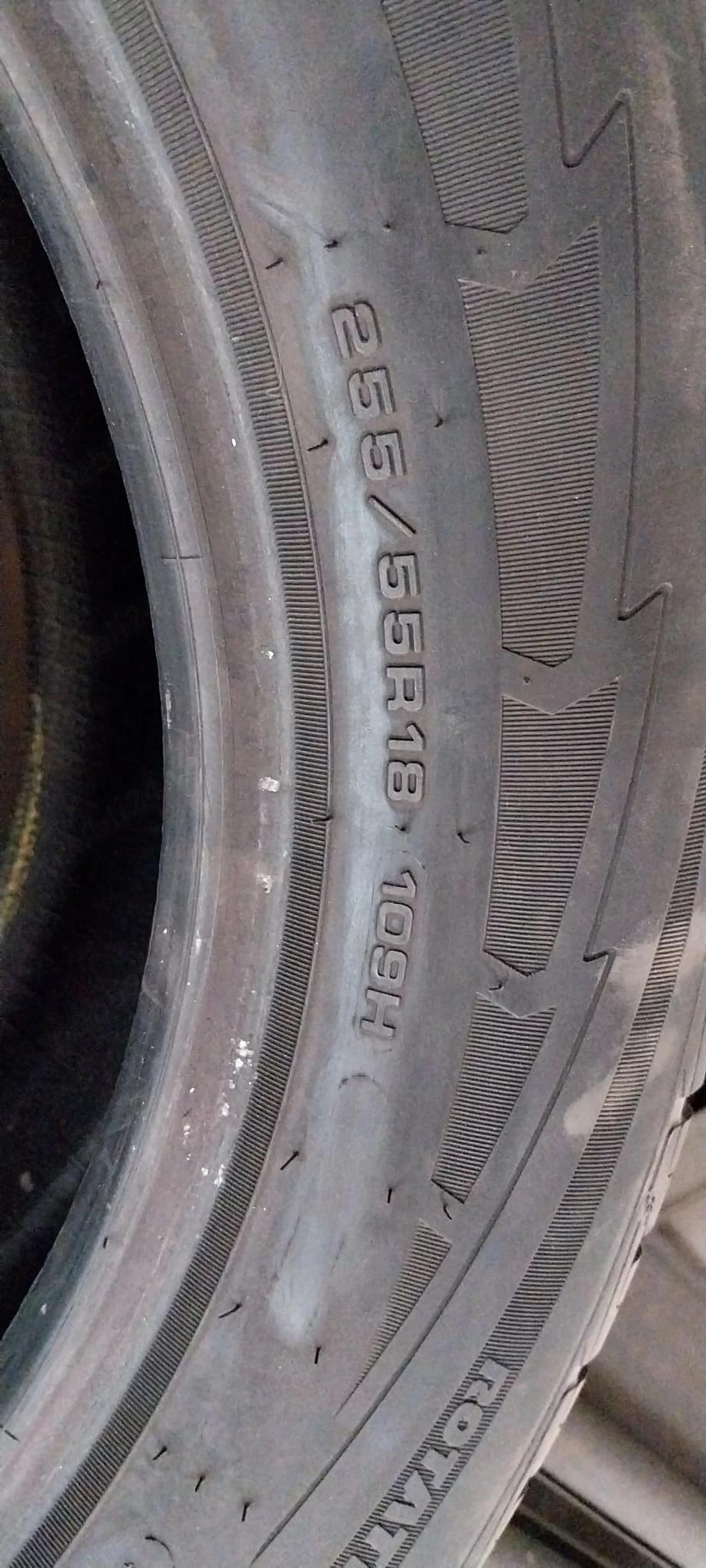 4 cauciucuri de iarna 255.55R18, 109H, GOODyear M+S , Dot 10/19 + jante aliaj pentru SUV BMW X5