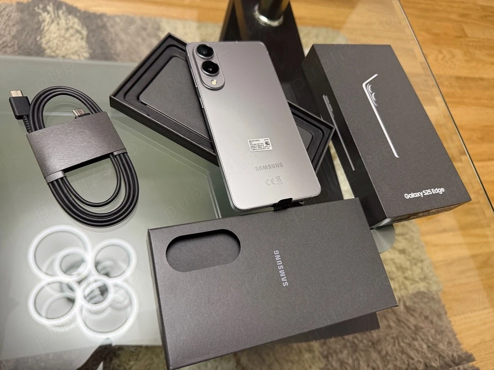 Samsung Galaxy S25 EDGE 256gb SILVER nou 0 incarcari