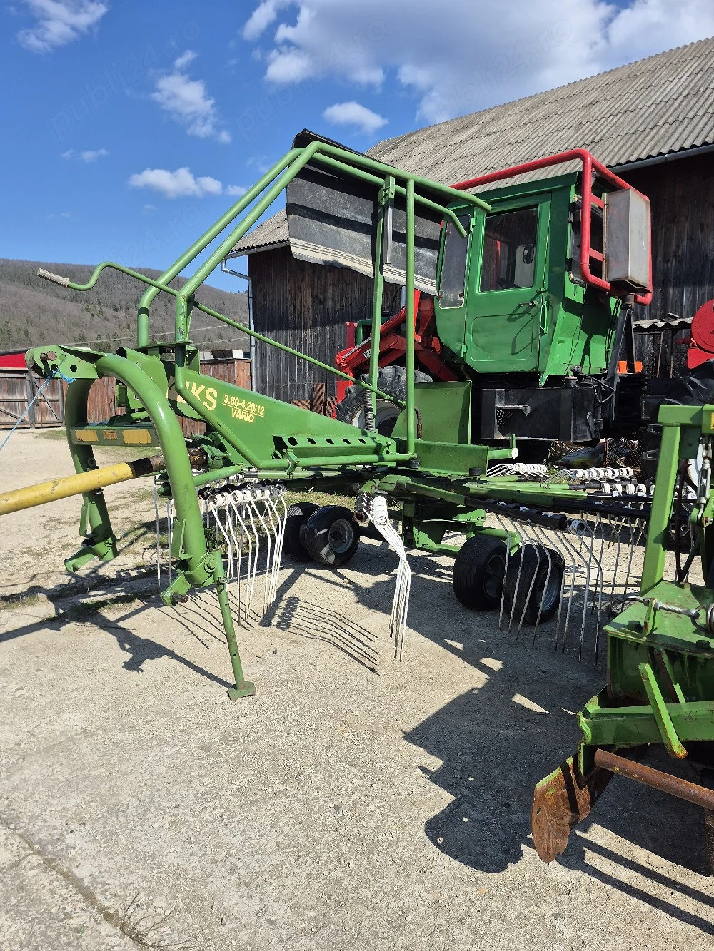 Krone KS VARIO grebla adunat fan. RECENT ADUSA 