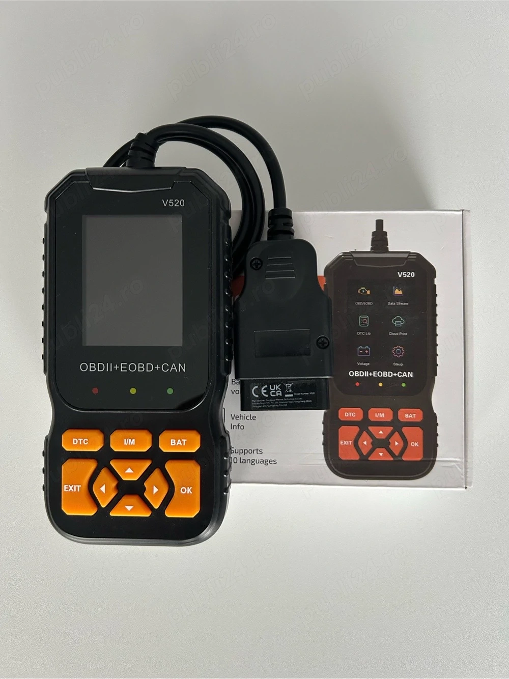 Tester auto universal diagnoza OBD2 V520 - sterge erori rapid