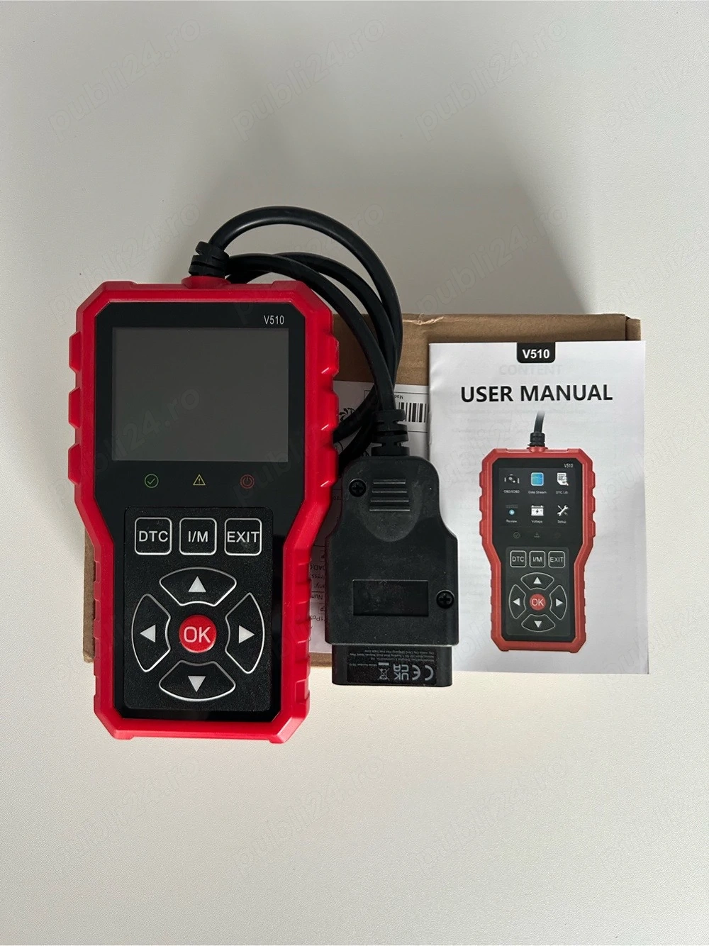 Tester auto universal diagnoza OBD2 V510 - sterge erori rapid