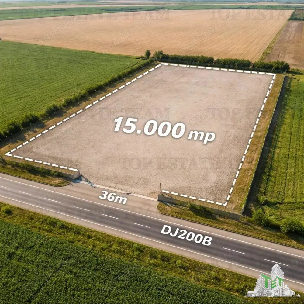 Teren Industrial Balotesti   Acces A3 + A0   Gata de construit