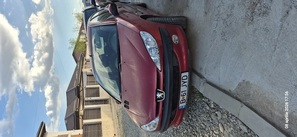 Vand Peugeot 206, 1400 cm3, 60.000  km, 2500 euro, itp, rca, rovinieta, tel.  