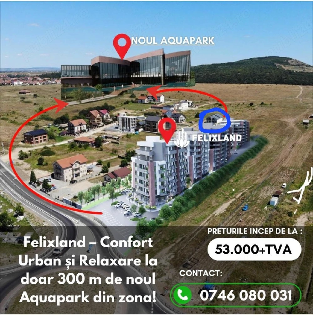 de vanzare casa sau apartamente noi in Baile Felix