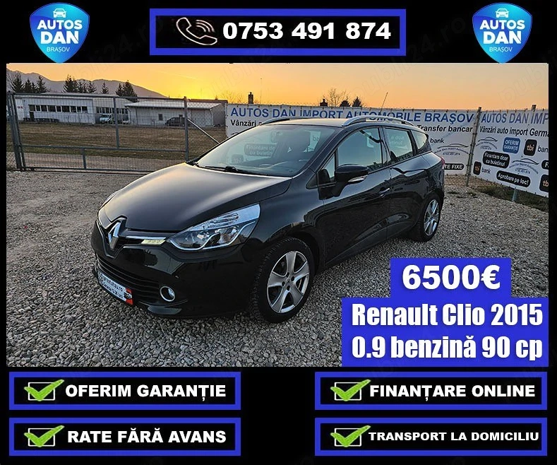 Renault CLIO 2015-0.9 benzină 