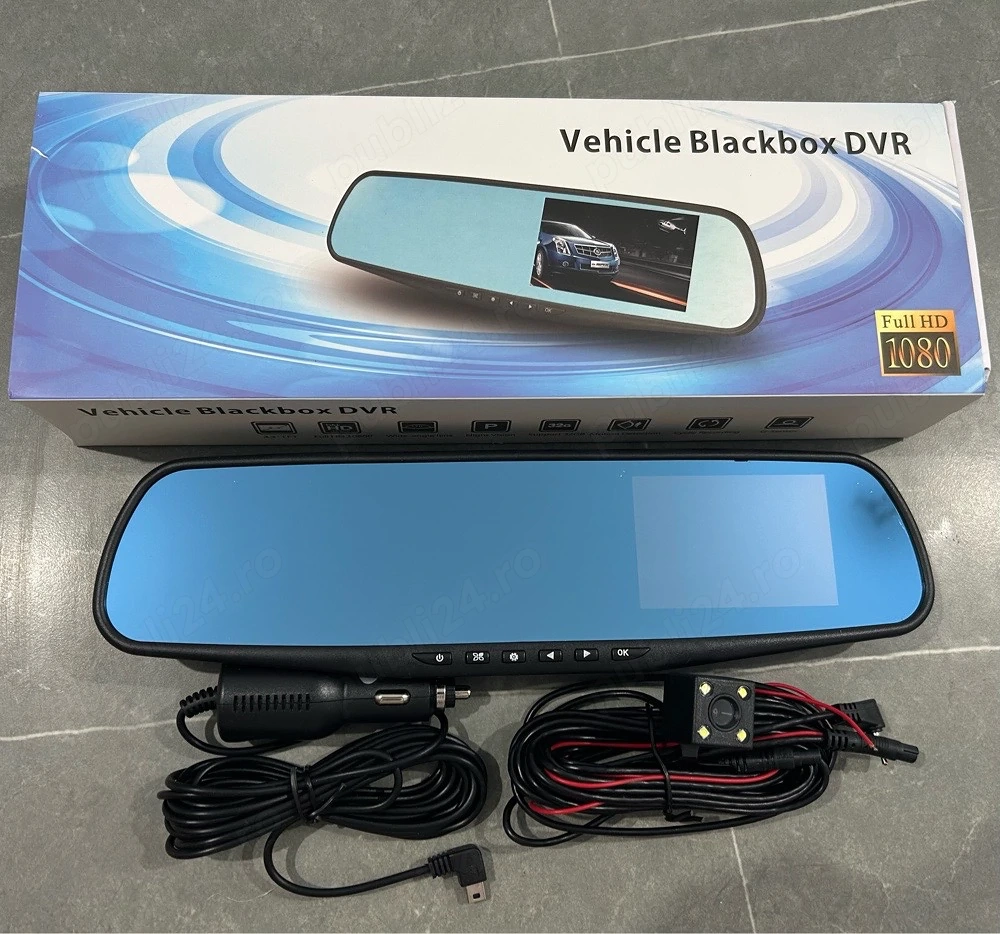 Camera auto tip oglinda DVD Full HD 1080P camera marsalier