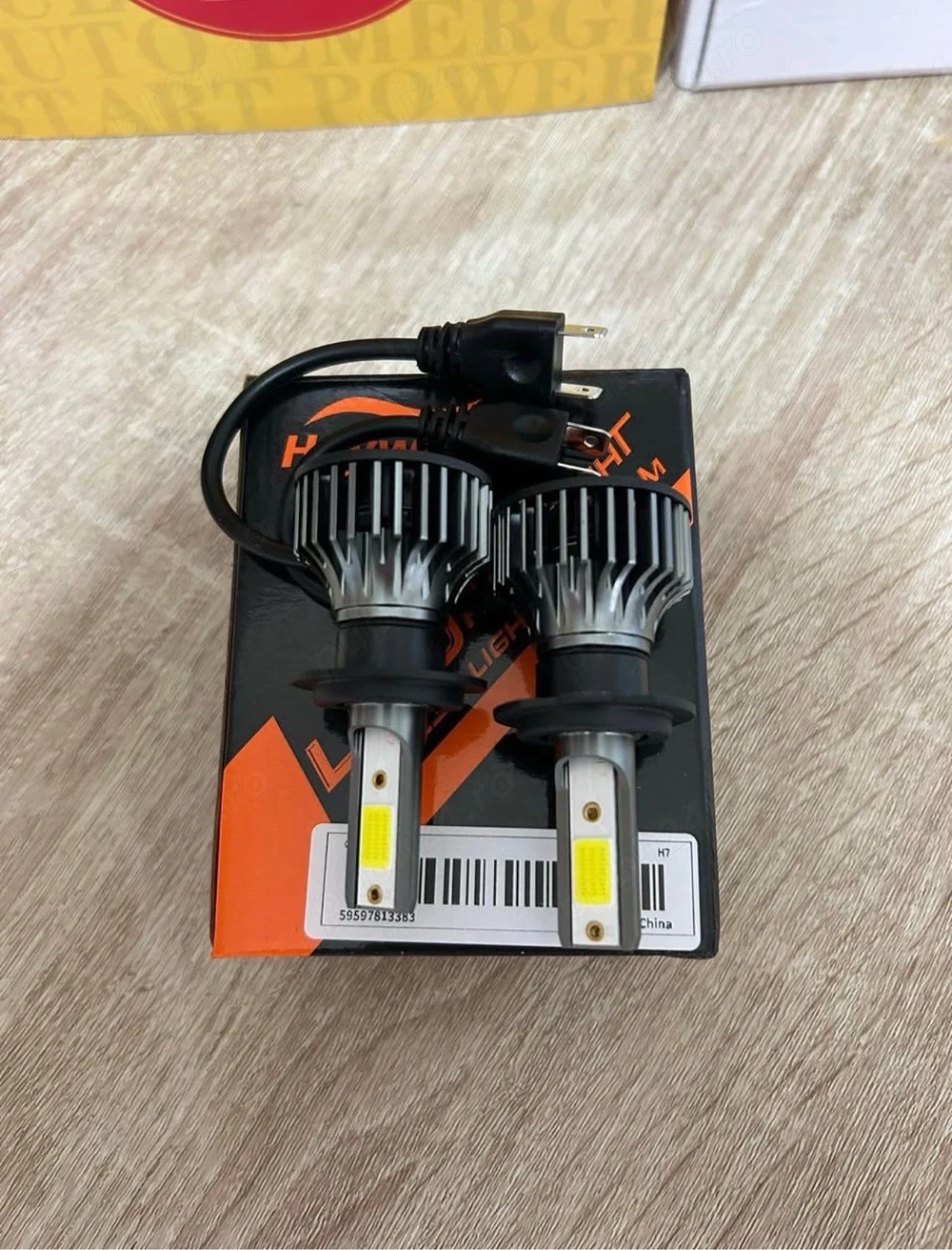 Becuri LED auto H7 20000LM universal Heyword