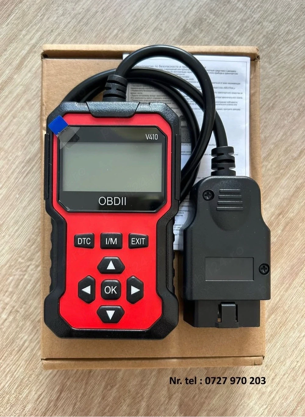 Tester auto universal diagnoza OBD2 V410 - sterge erori rapid