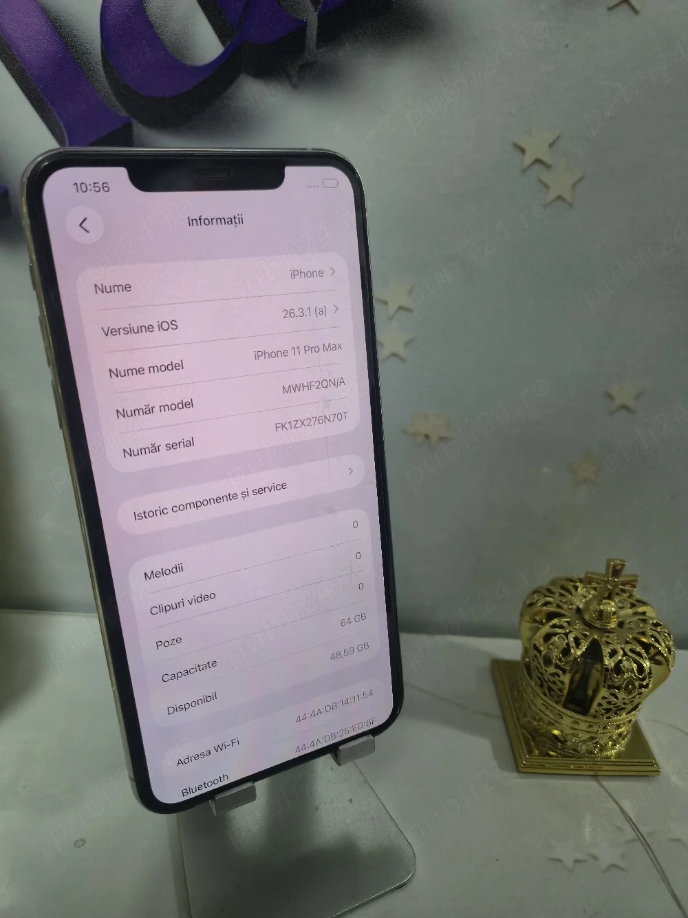 iPhone 11 PRO MAX 64GB Baterie Originală: