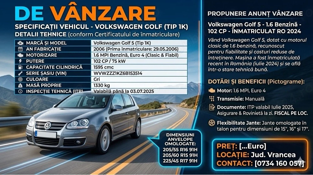 Vand golf 5 