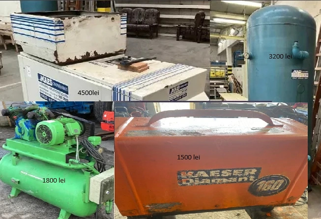 Compresoare cu surub sau cu piston mai multe modele