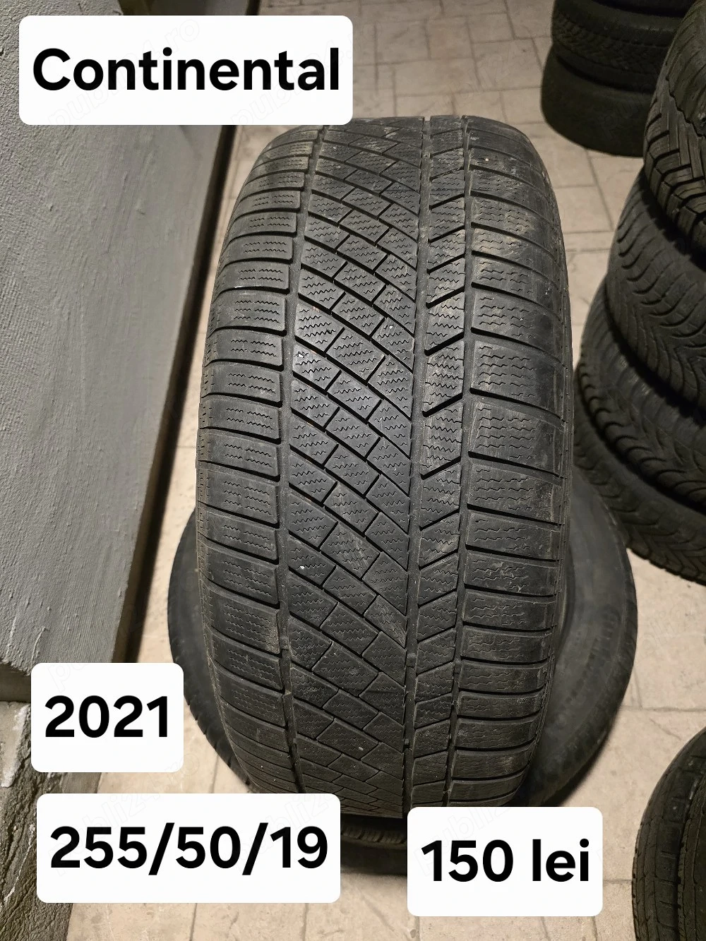 Set 2 anvelope iarna 255/50/19 Continental 2021