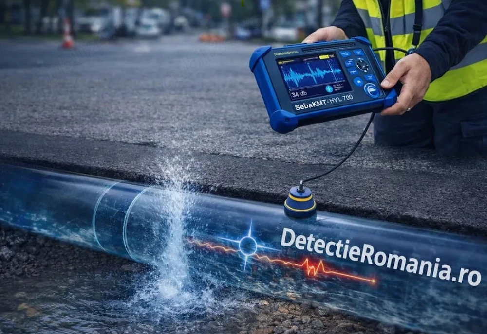 Nou! Detectie pierderi apa trasee incalzire sau trasee alimentare apa, hidranti