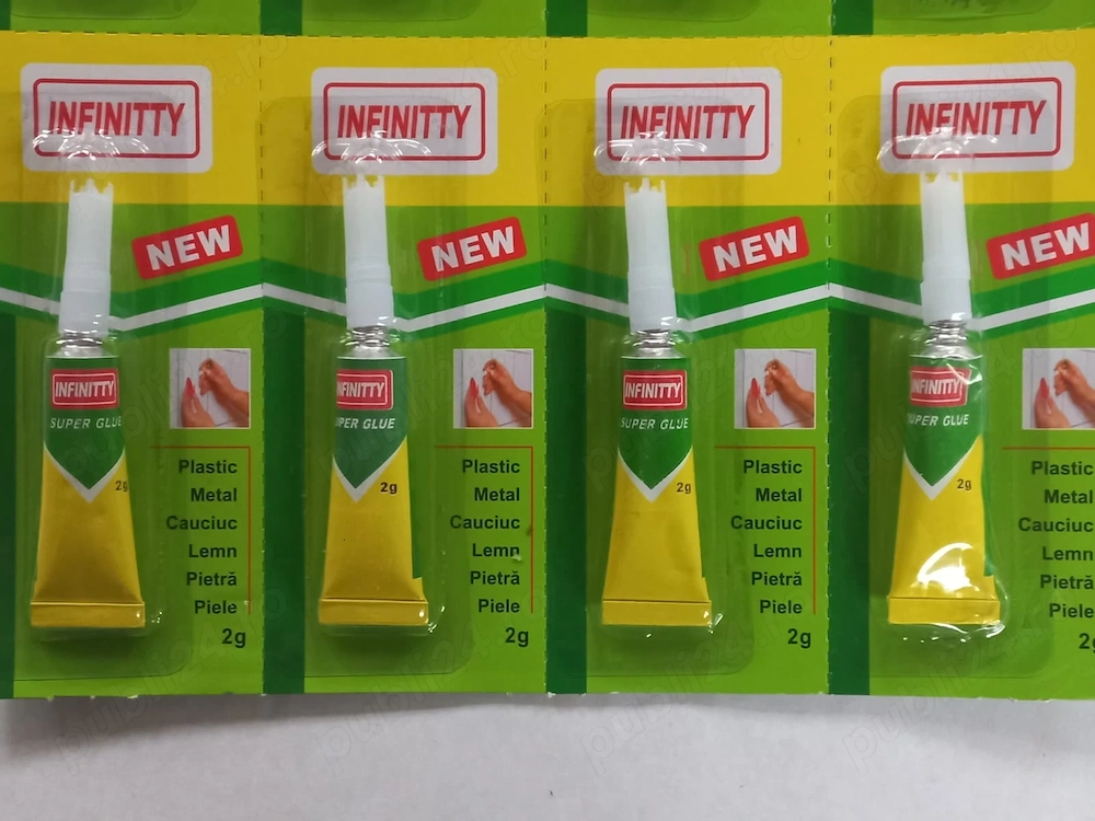 4 bucăți-Lipici Super Glue. INFINITTY