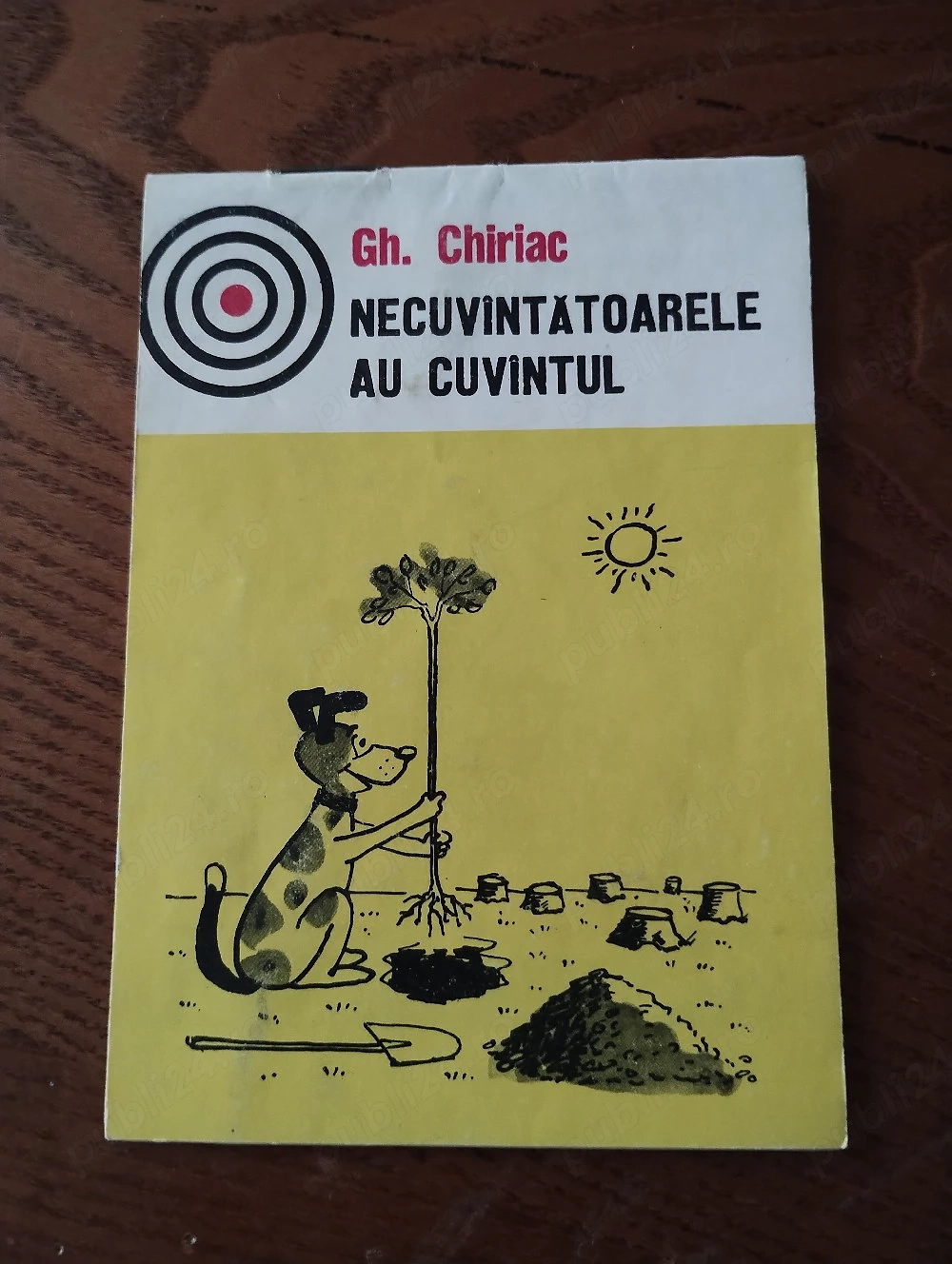 238. Cărticică de caricaturi, Necuvântătoarele au cuvântul, Gheorghe Chiriac, 1980
