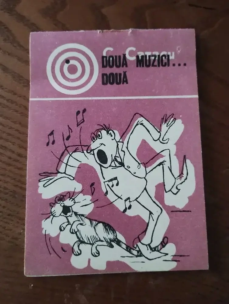 240. Cărticică de caricaturi, Două muzici, două, Constantin Cazacu, 1980