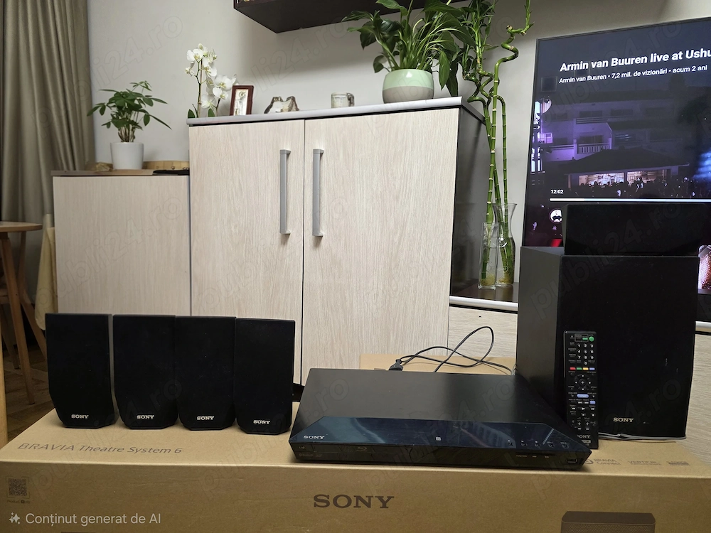 Vand sistem Home Cinema Blue Ray 3D Sony
