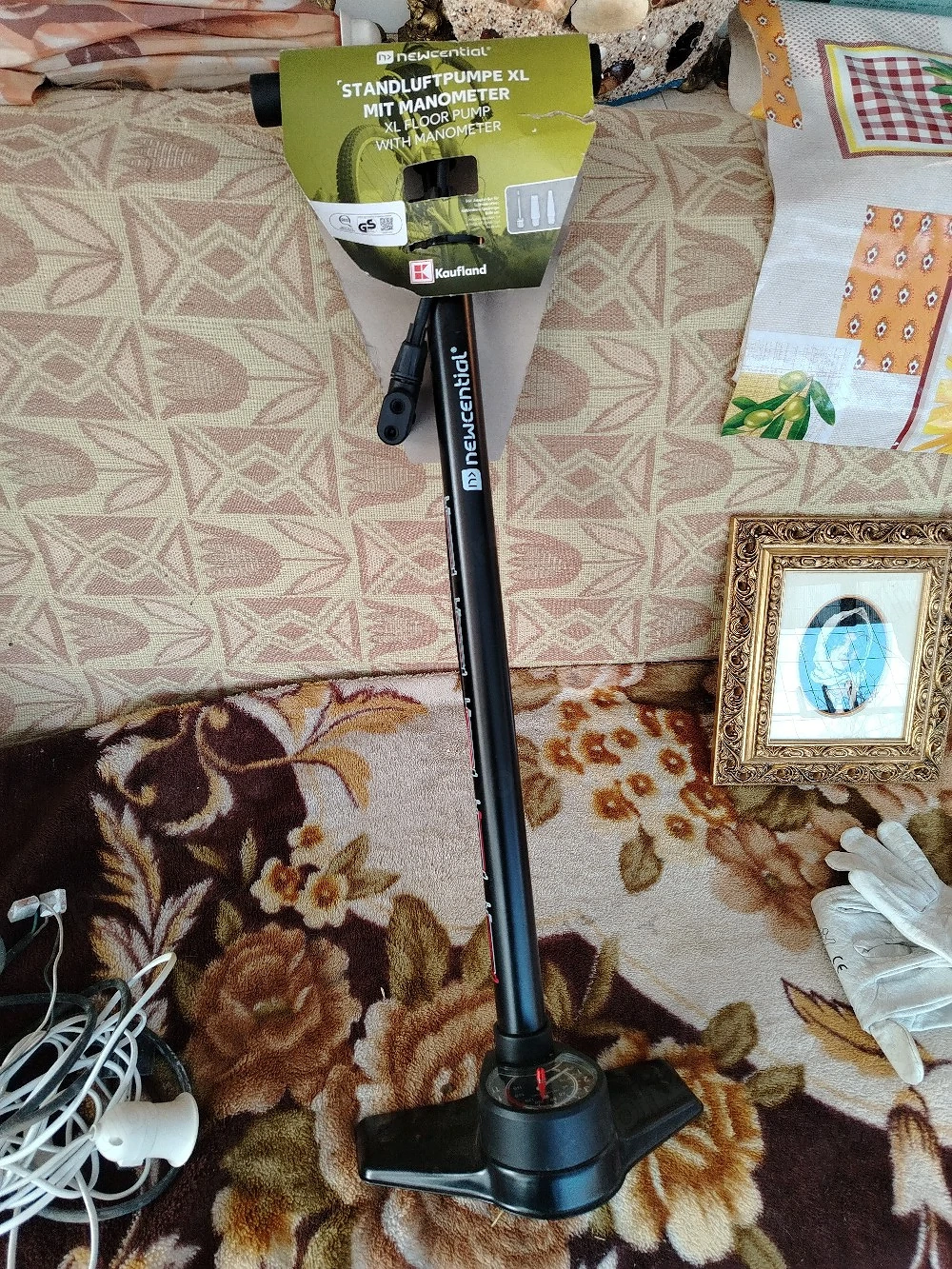 Pompa cu manometru noua 