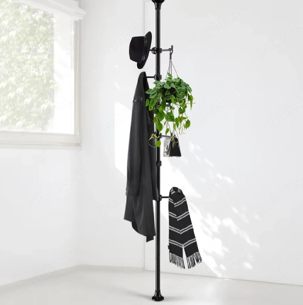 Suport de haine ajustabil cu 12 cârlige