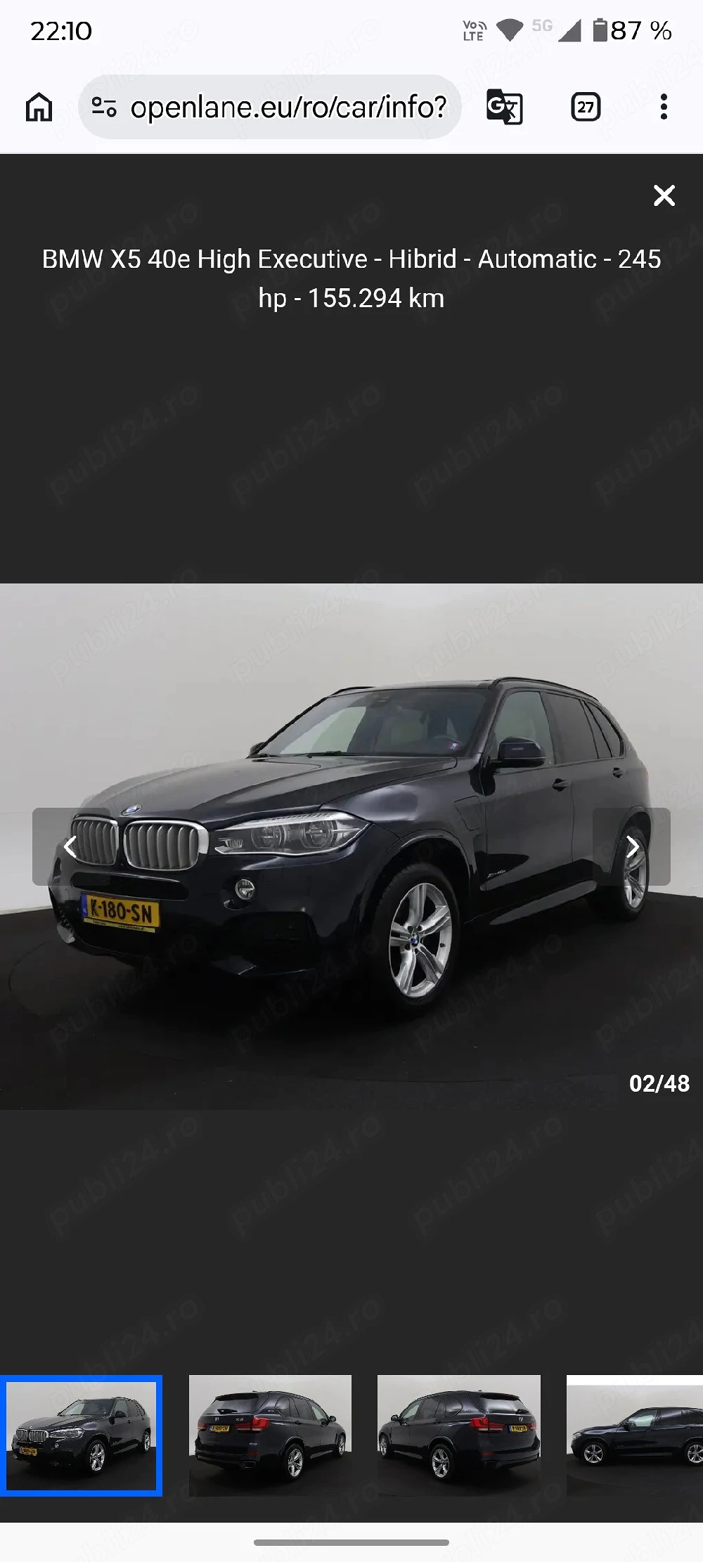 Bmw X5 F15 40e