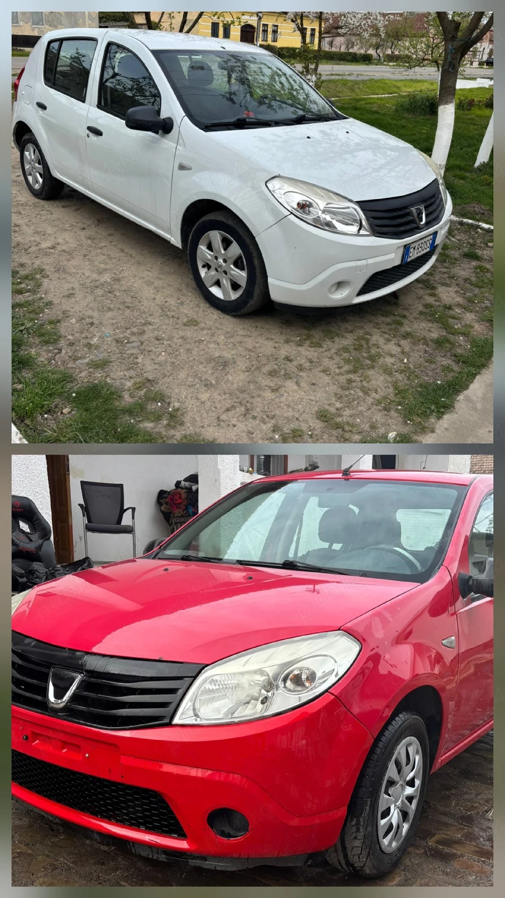 2 dacia sandero benzina și GPL 