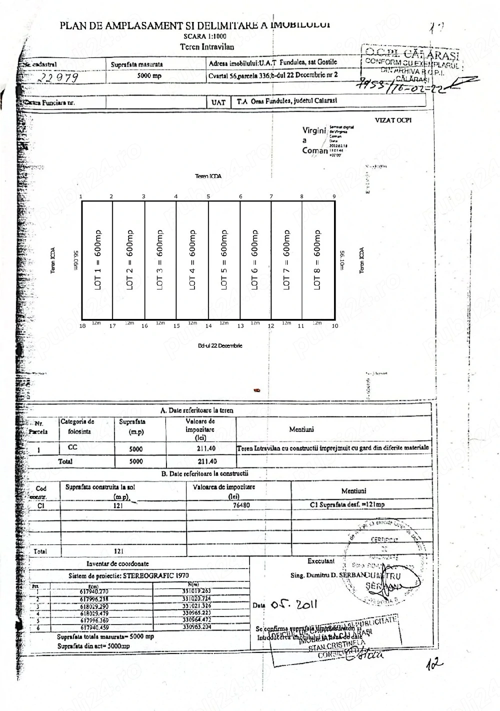 Teren Fundulea Pozitie Deosebită pt Afaceri