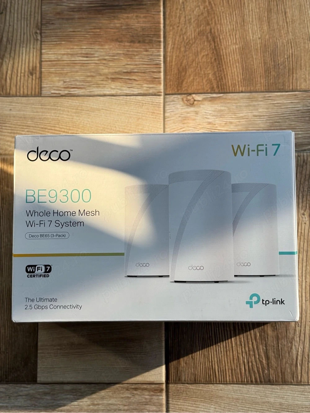 Sistem Mesh Wi-Fi TP-Link Deco BE65(3-pack), BE9300, Tri-Band, Wi-Fi 7