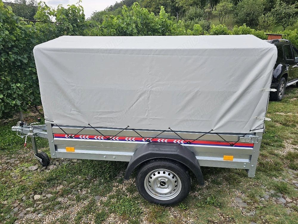 Remorca 750kg cu Prelata Inmatriculat