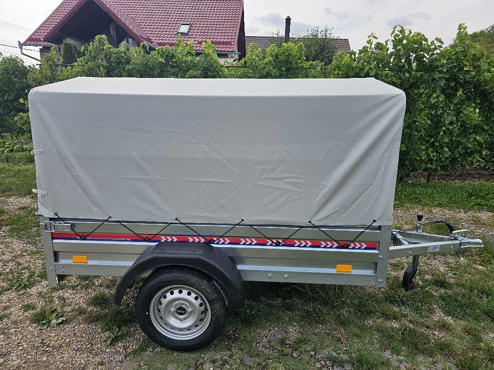Remorca 750kg cu Prelata Inmatriculat