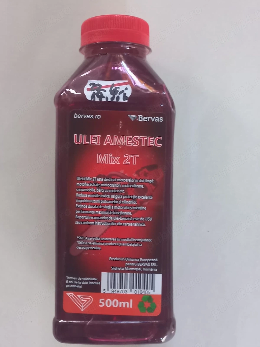 Ulei amestec Mix 2 T. Este destinat motoarelor în doi timpi