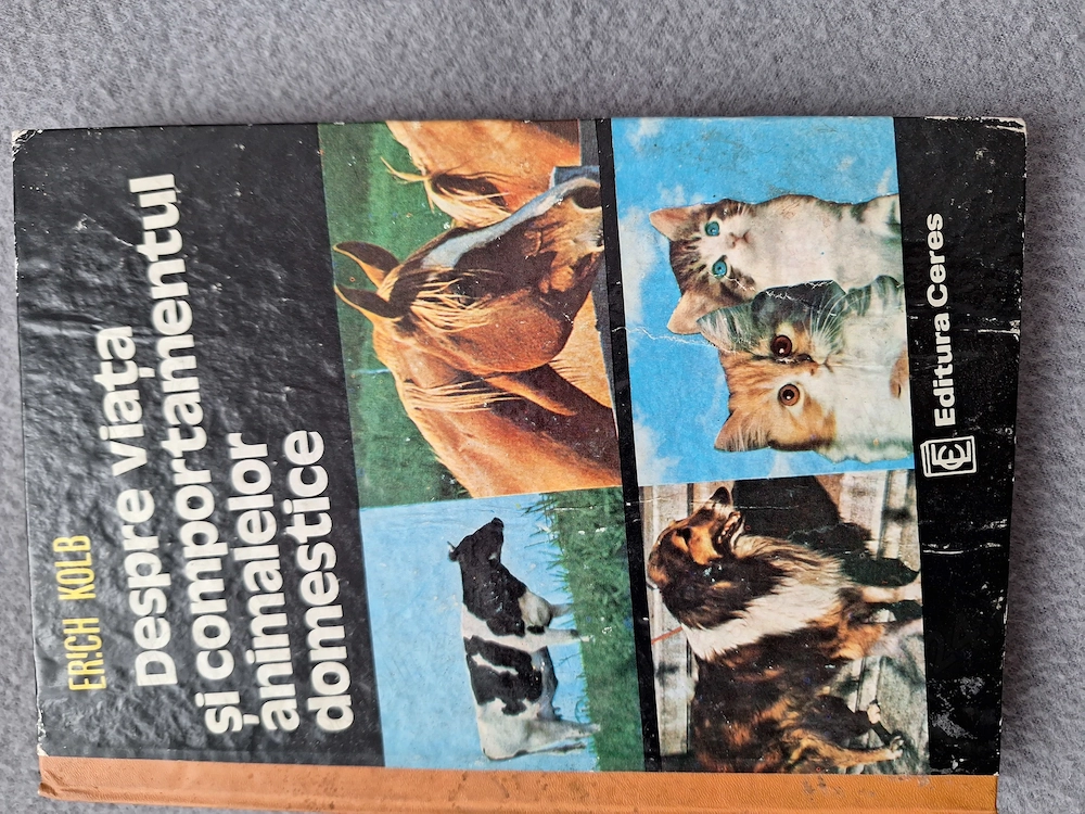 Despre viata si comportamentul animalelor domestice - CARTE