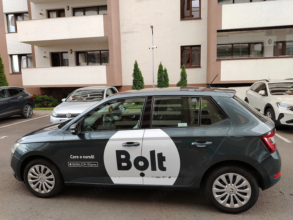  Închiriere Skoda Fabia 2019 pentru Bolt Uber   consum mic   600 lei lună
