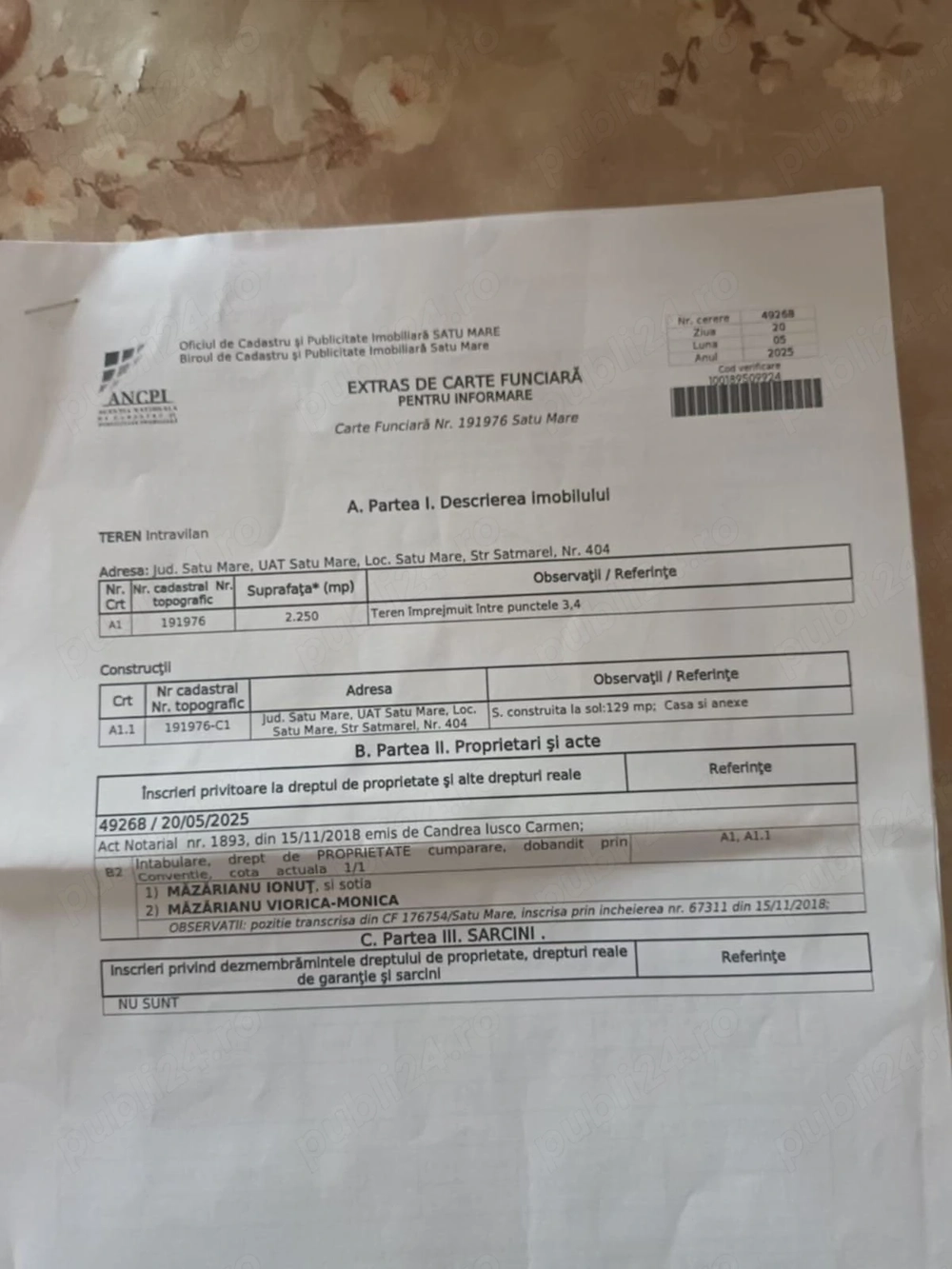 Vand casa in Satu Mare 100 m patrati