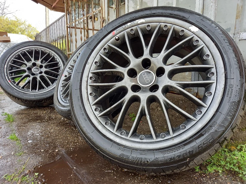 Vand jante Audi R19 originale BBS compatibile Vw sau Skoda 5x112 butuc 57.1 