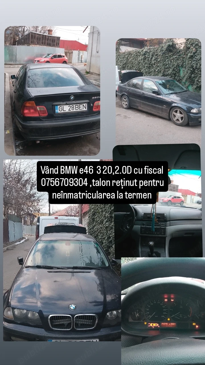 Vând BMW e46 320d