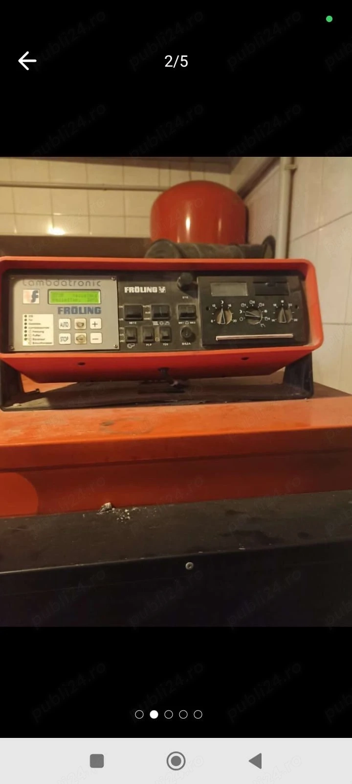 Centrala pe lemne 30kw FRÖLING