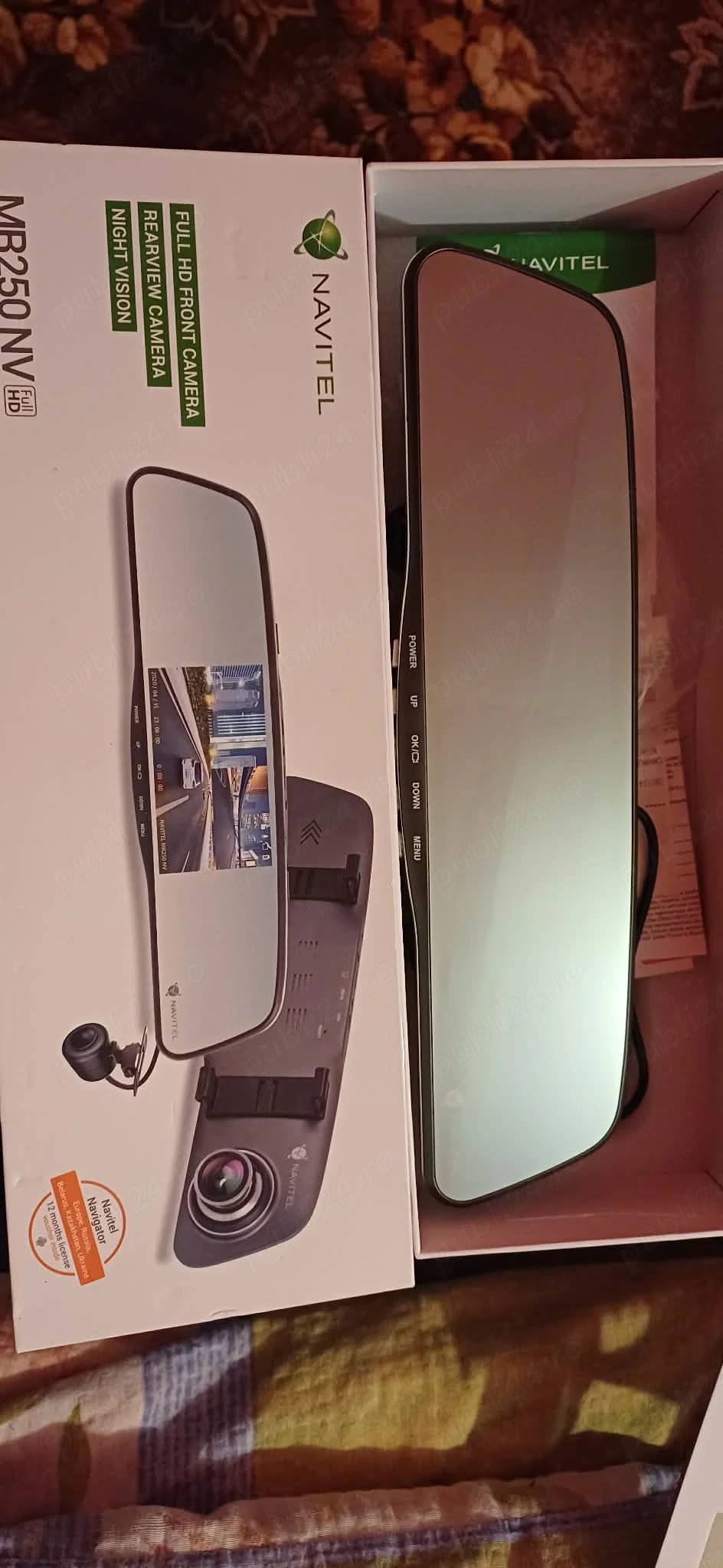 Cameră oglindă ca și nouă și  navigație auto Opel astra g 