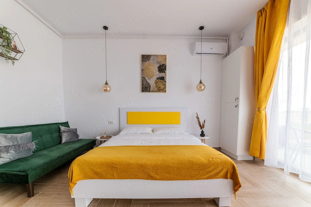 Vând 2 studio-uri, Mamaia Nord, Tomis Villa Promenada, 30 m de plaja