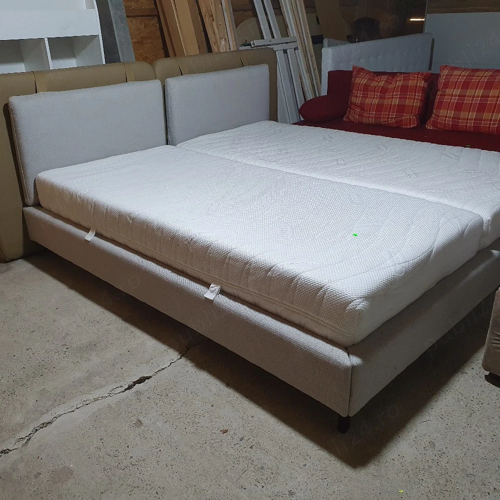 Pat dormitor tapițat SUPER calitate 