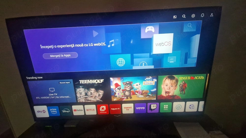 Lg smart 4k de vanzare urgent 