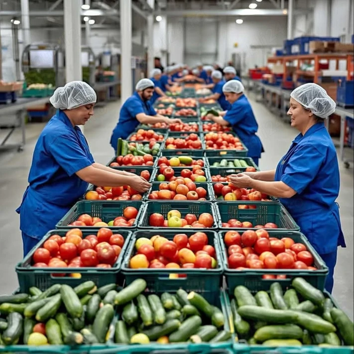Urgent la ambalat de legume  la banda